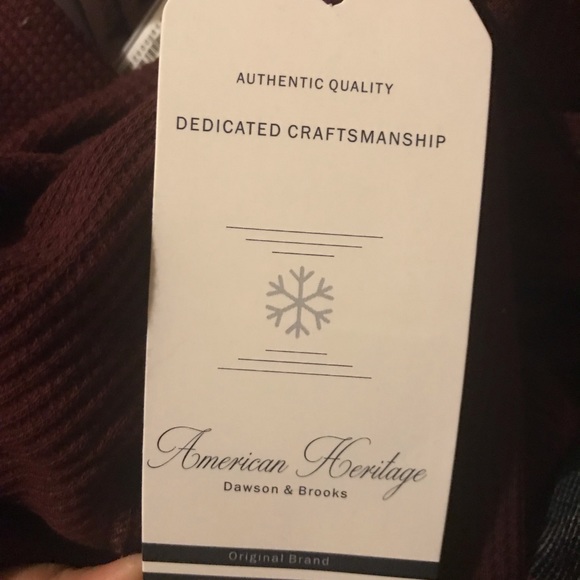 Men’s American heritage Henley red spice XL shirt - Picture 2 of 2